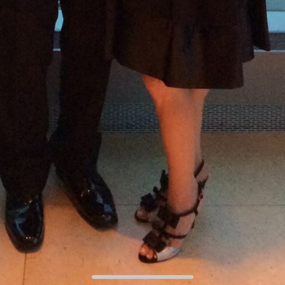 Kate Spade triple black bow and sparkle heels! - Picture 5 of 5